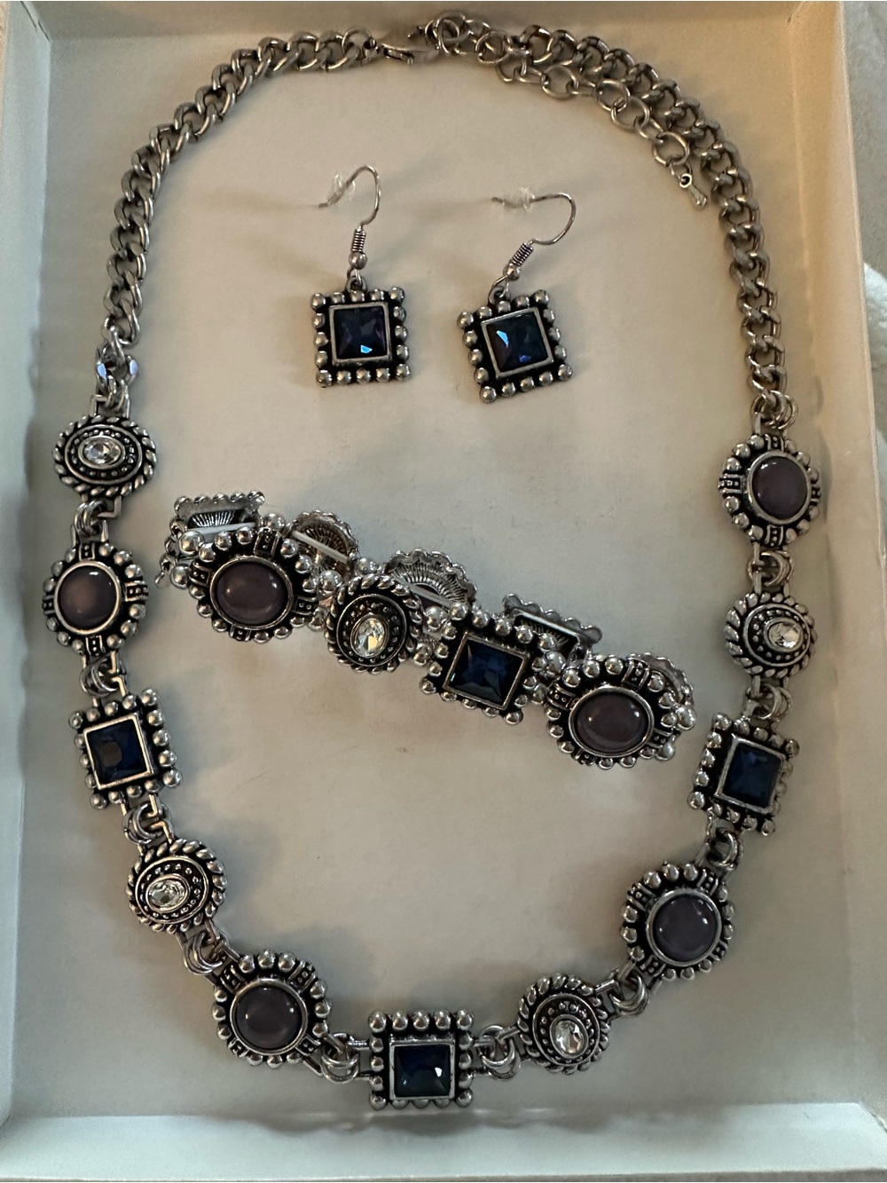 Canyon Sky 3 Piece Jewelry Set - Necklace, Bracelet & Earrings
